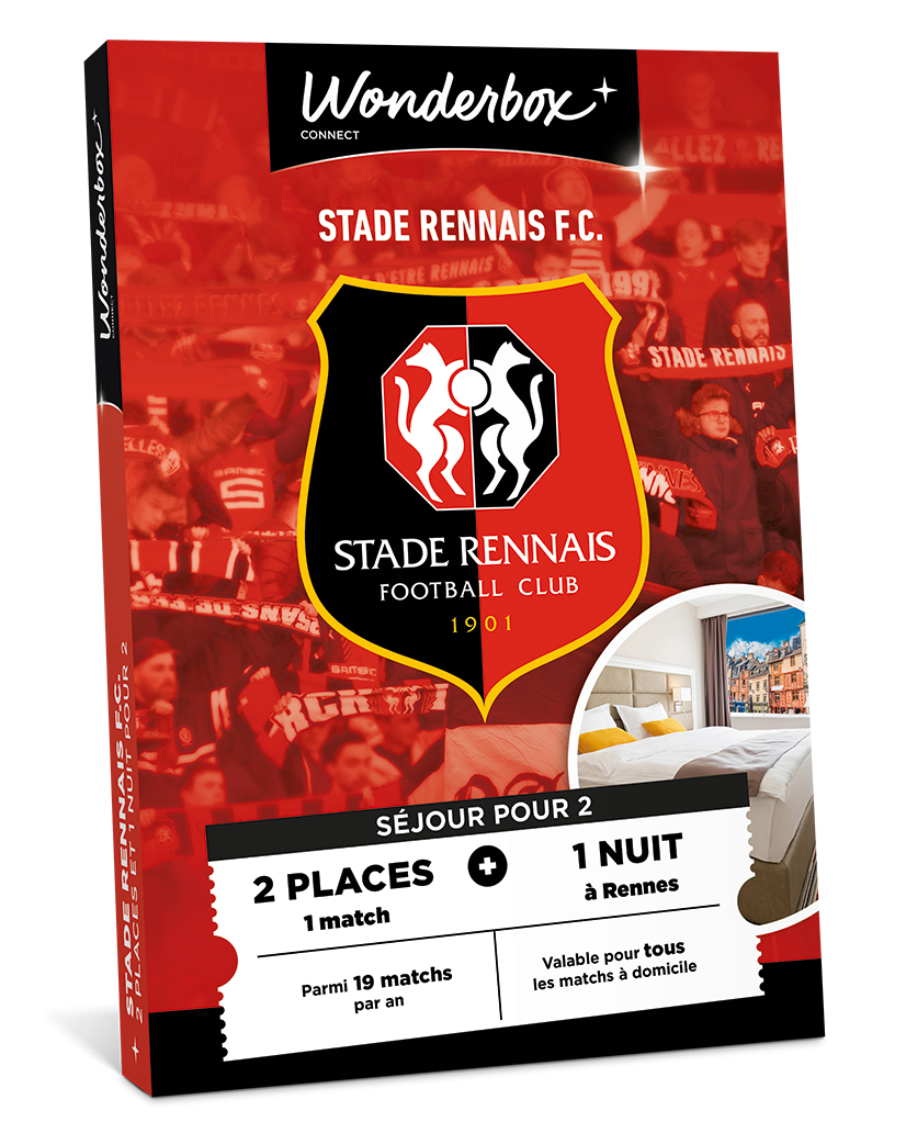 Coffret Cadeau Stade Rennais - Match et Séjour en Duo | Wonderbox Connect