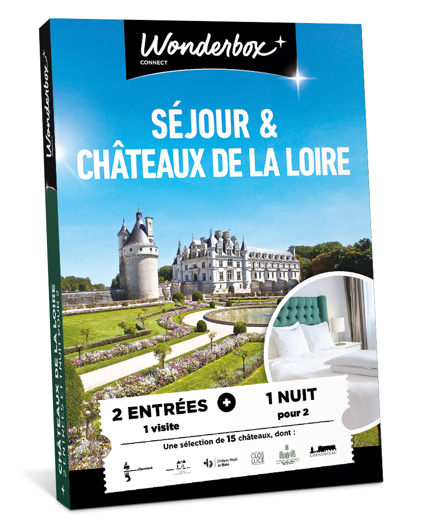 Coffret Cadeau Châteaux de la Loire - Visite et Séjour en Duo | Wonderbox Connect