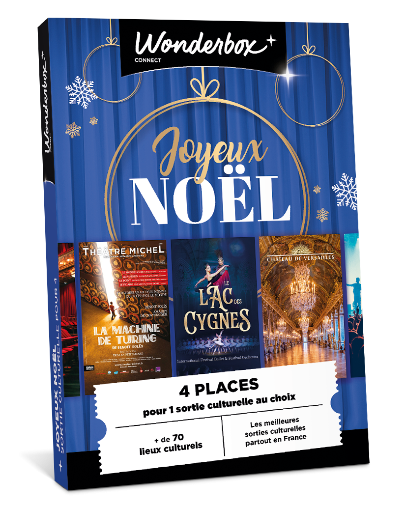Coffret Cadeau Joyeux Noël culturel - Événement Culturel pour 4 | Wonderbox Connect