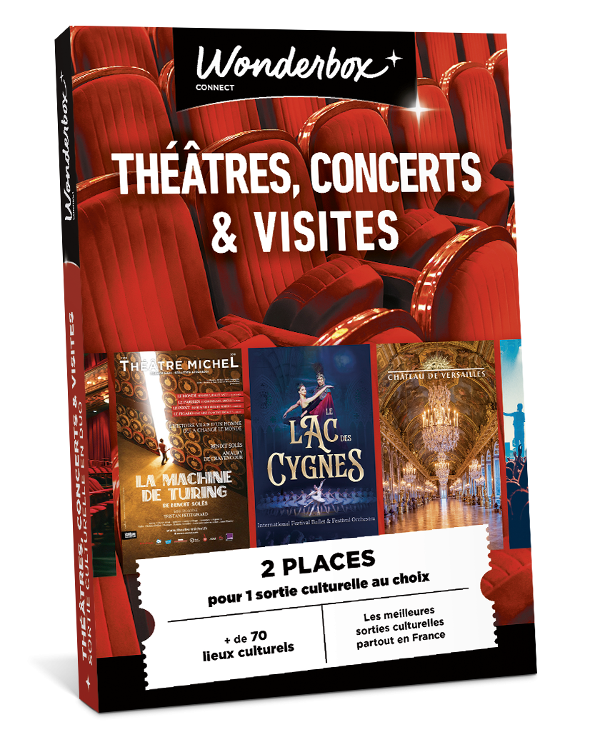 Coffret Cadeau Théâtre, concerts & visites - Activité Culturelle en Duo | Wonderbox Connect