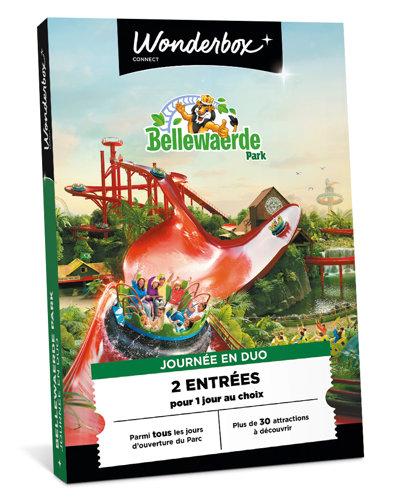 Coffret Cadeau Parc Bellewaerde - Journée en Duo | Wonderbox Connect