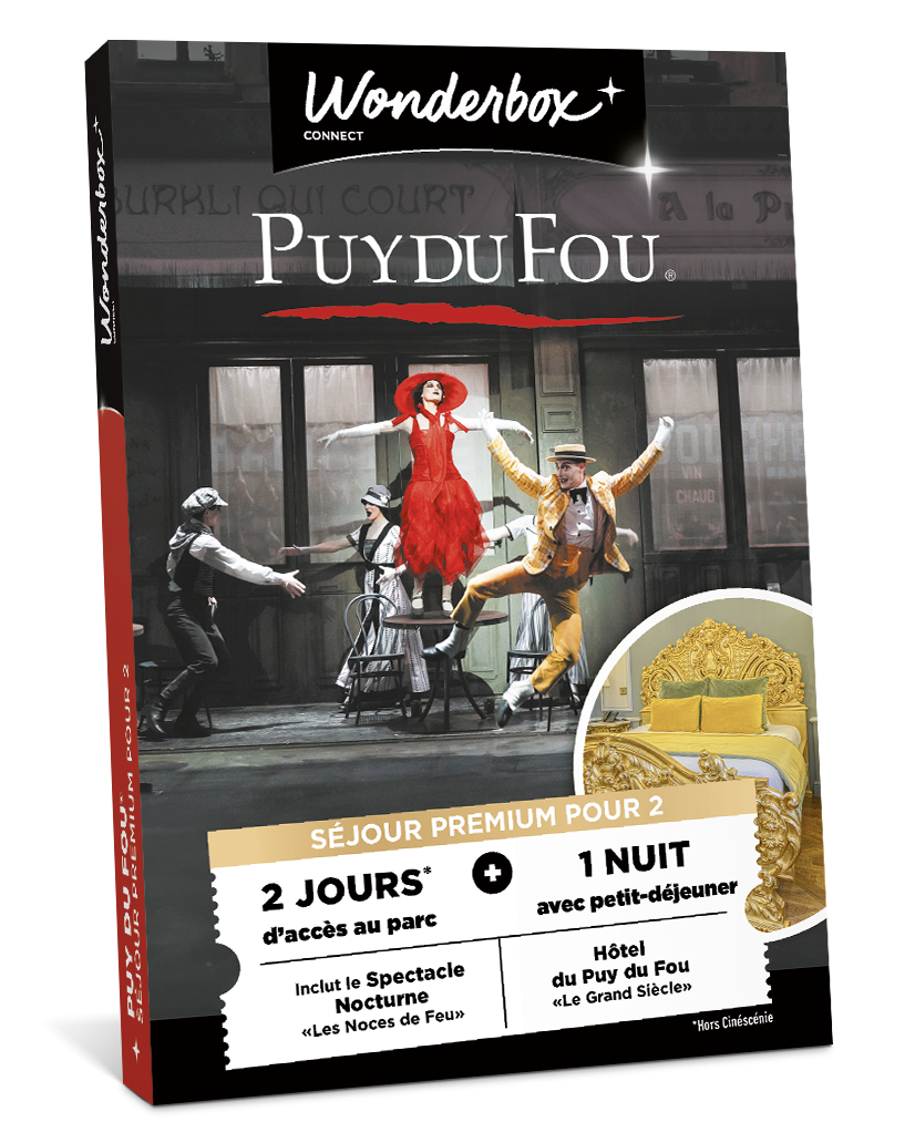 Coffret cadeau Puy du Fou - Séjour Grand Siècle | Wonderbox Connect