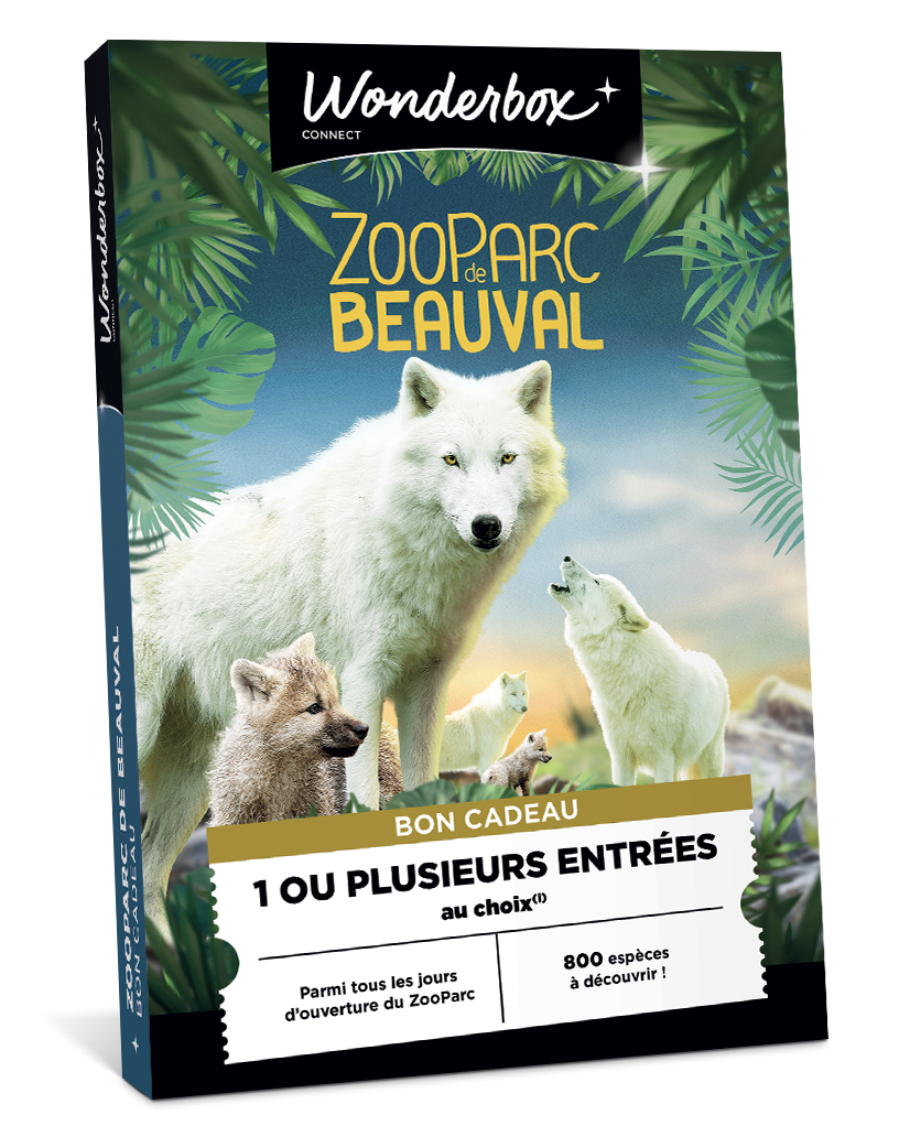 Coffret Cadeau ZooParc de Beauval - Bon Cadeau Montant Variable | Wonderbox Connect