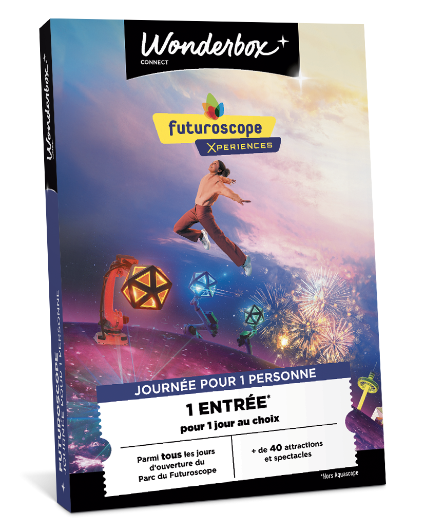 Coffret cadeau Futuroscope - Journée Solo | Wonderbox Connect