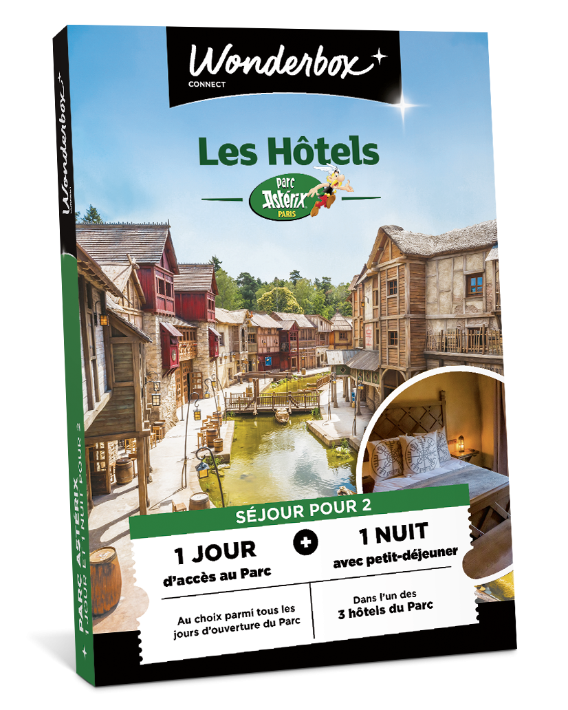 Coffret cadeau Parc Astérix - Séjour en Duo | Wonderbox Connect