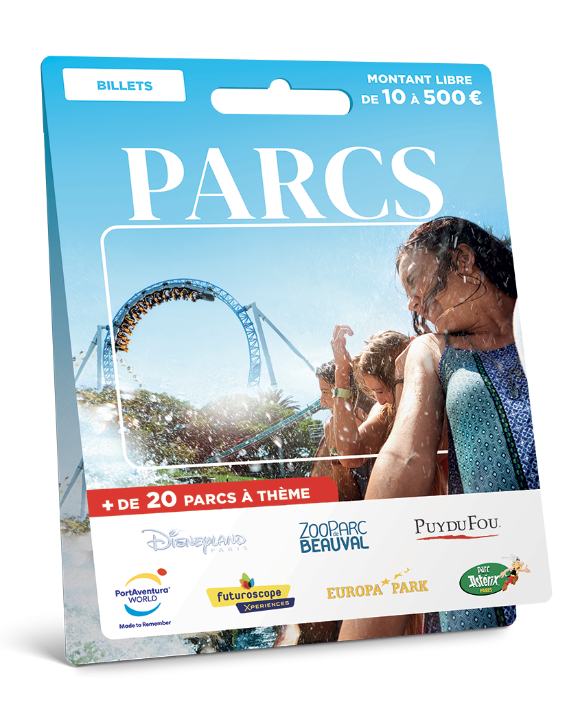 Carte Cadeau - 100 % Parcs Journée à sensations | Wonderbox Connect