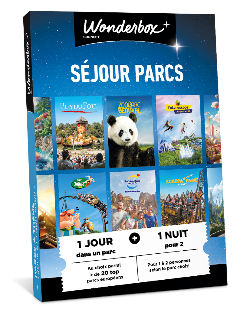 Coffret Cadeau Multi parcs Séjour - Séjour Parc en Duo | Wonderbox Connect