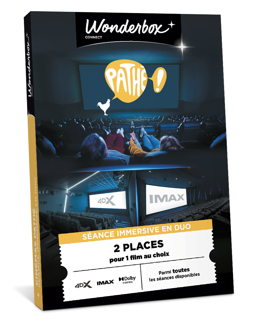 Coffret Cadeau Cinéma Pathé - 2 Places VIP pour 1 séance | Wonderbox Connect