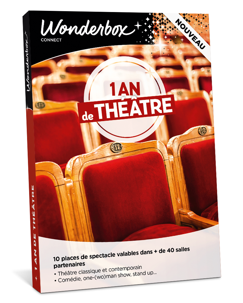 Coffret Cadeau Un An de Théâtre - 10 Places pour Spectacle | Wonderbox Connect