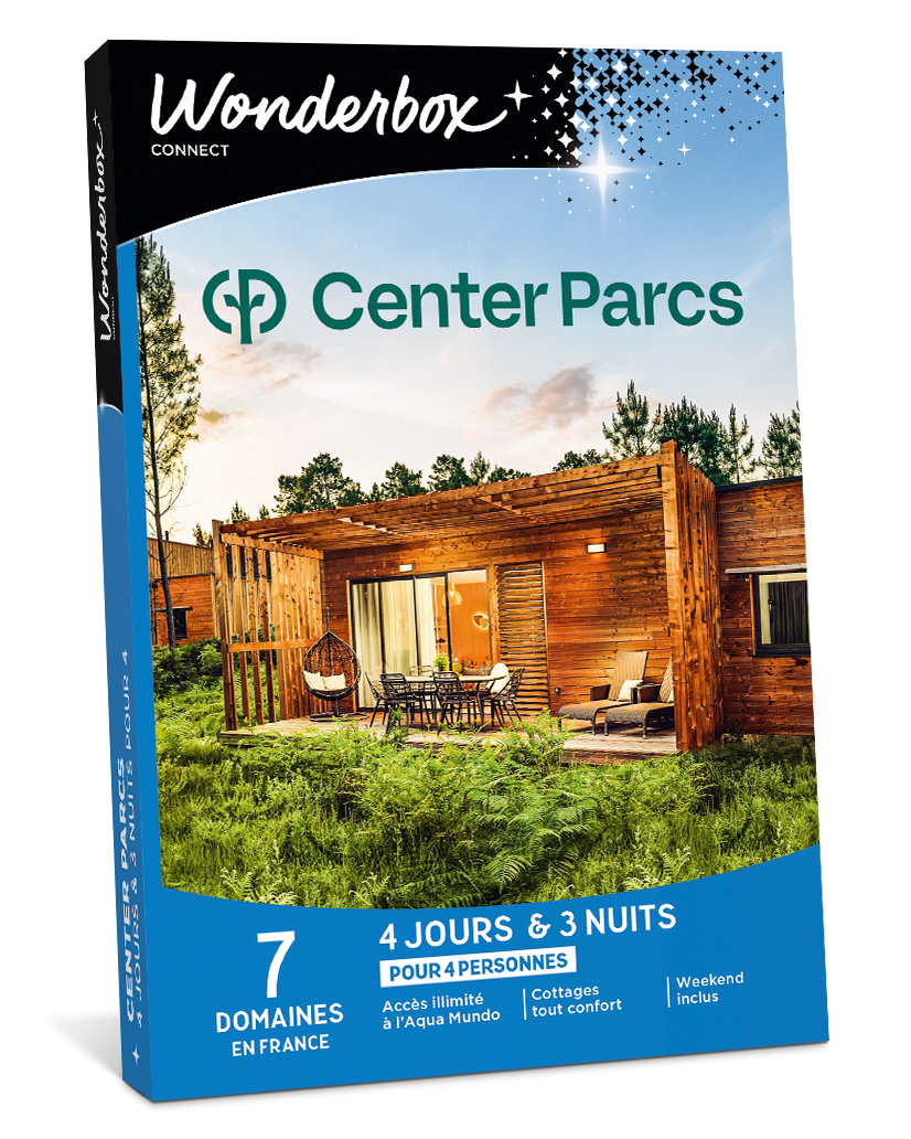 Coffret Cadeau Center Parcs - Parenthèse en Famille | Wonderbox Connect