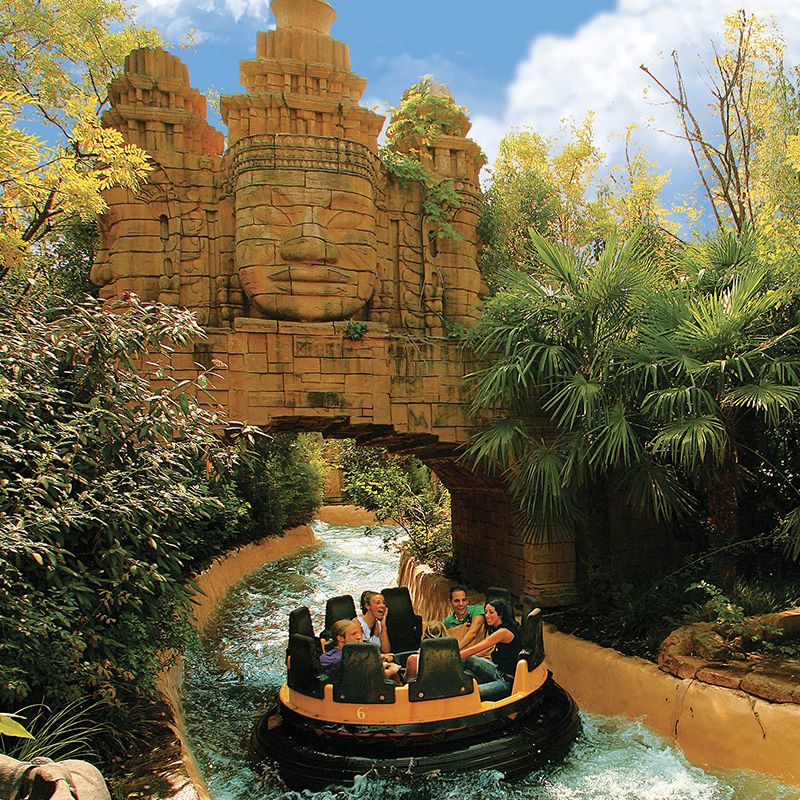 Attrazione a Gardaland.
