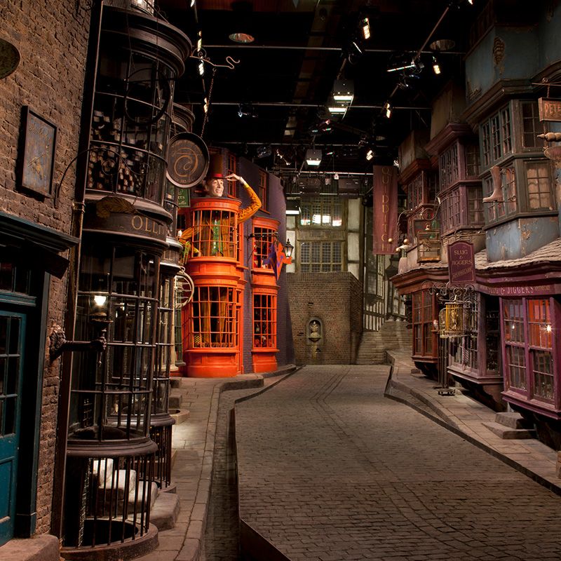 Decorado del estudio de Harry Potter en Londres.