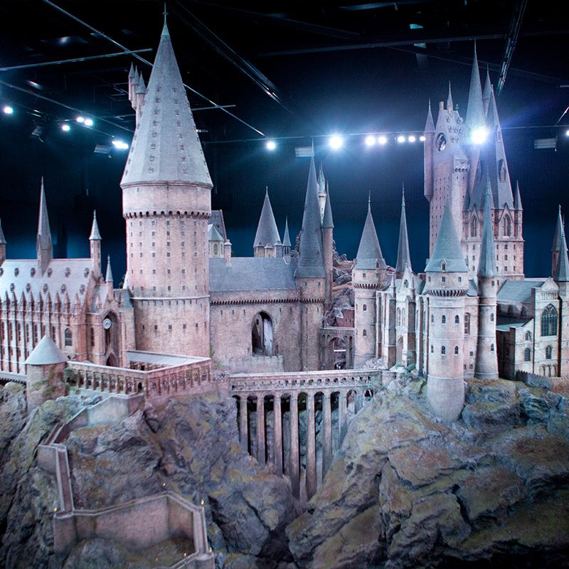 Decorado del estudio de Harry Potter en Londres.