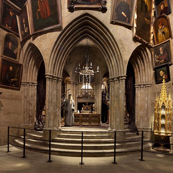 Decorado del estudio de Harry Potter en Londres.