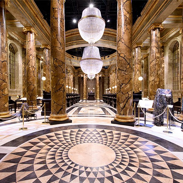 Decorado del estudio de Harry Potter en Londres.