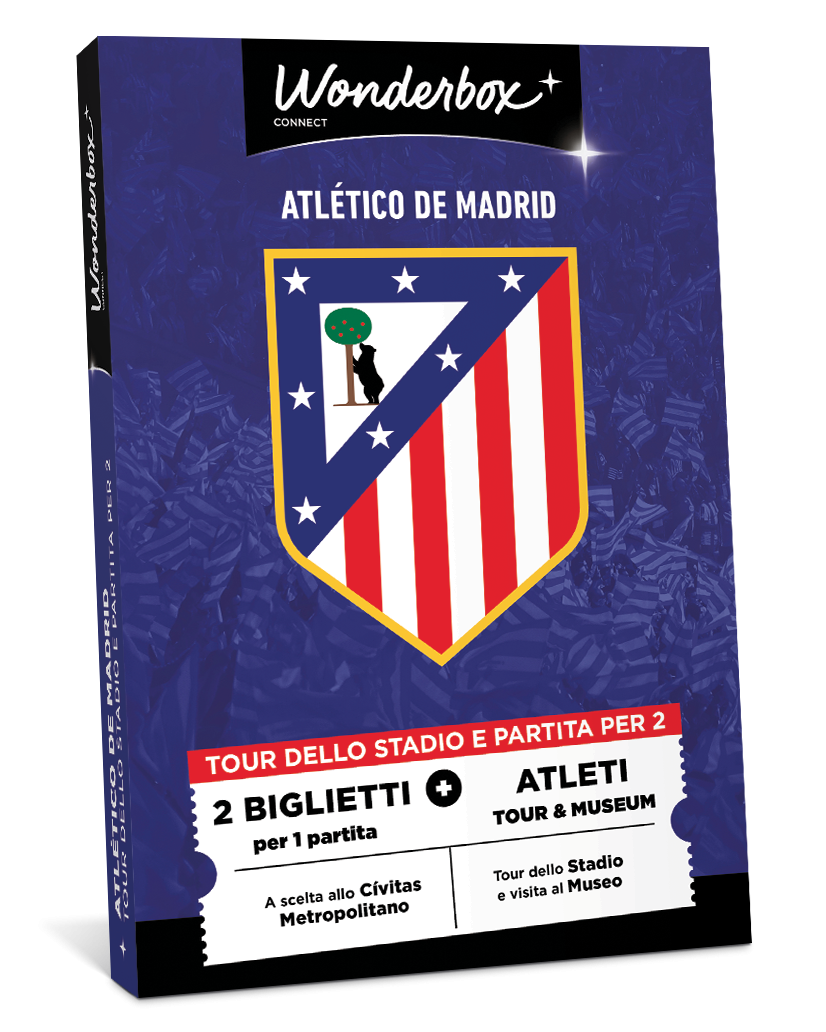 Cofanetto Regalo Atlético de Madrid - Partita per due | Wonderbox Connect