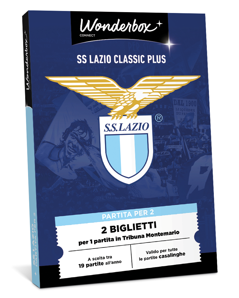 Cofanetto Regalo SS Lazio Plus - Partita per due | Wonderbox Connect
