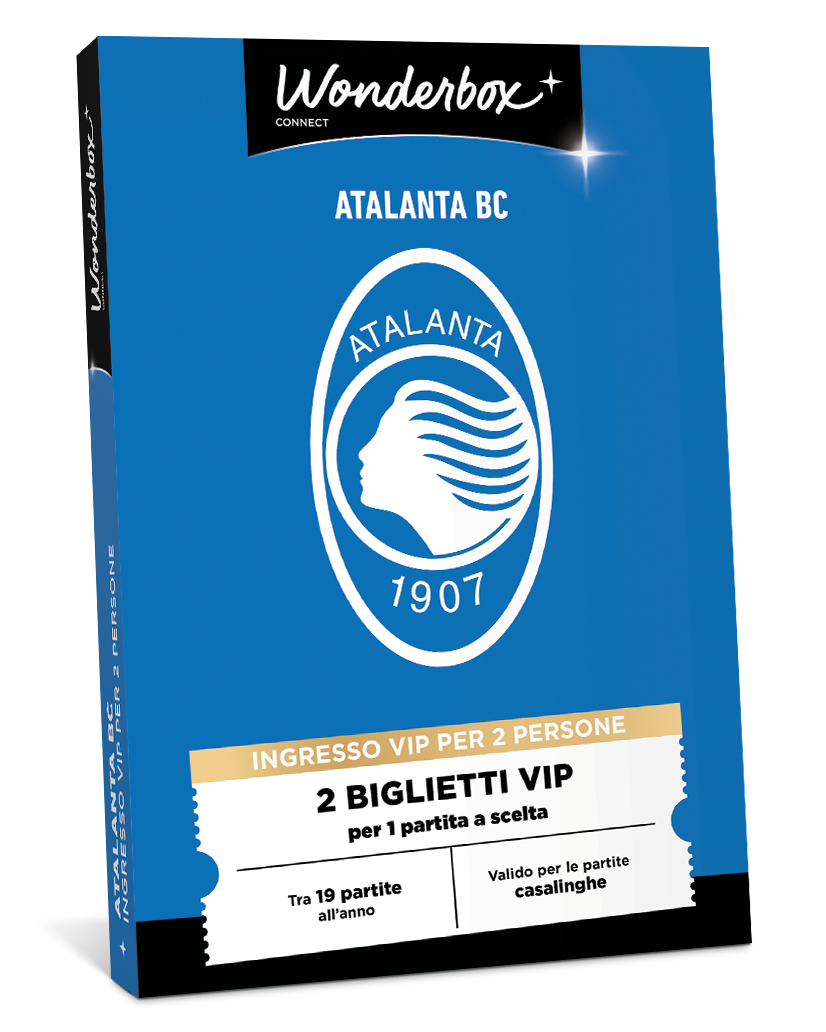 Cofanetto Regalo Atalanta BC Premium - Partita per due | Wonderbox Connect
