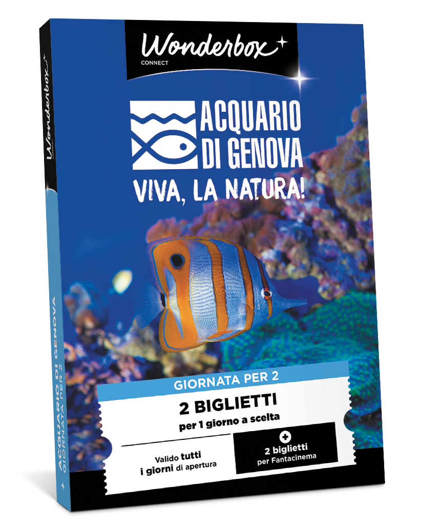 Cofanetto Regalo Acquario di Genova - Un Viaggio nel Mare | Wonderbox Connect