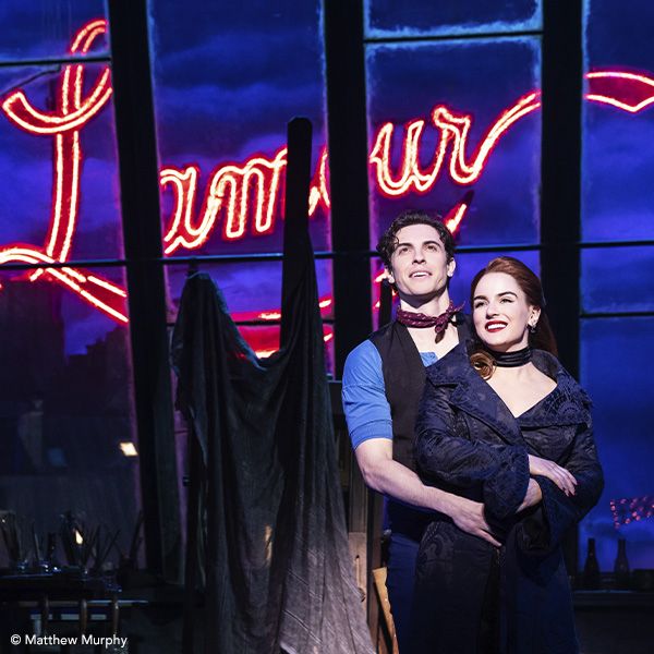 A scene from the Moulin Rouge Broadway show.