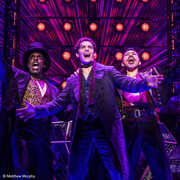 A scene from the Moulin Rouge Broadway show.