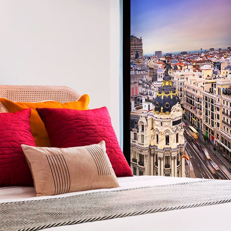 Habitación de hotel en Madrid.