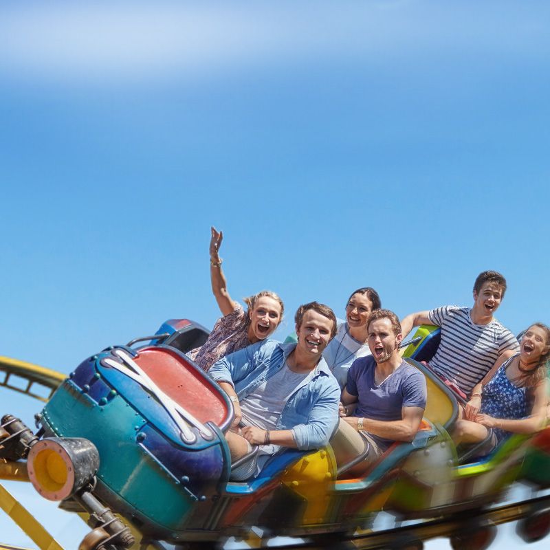 Atracción en PortAventura.