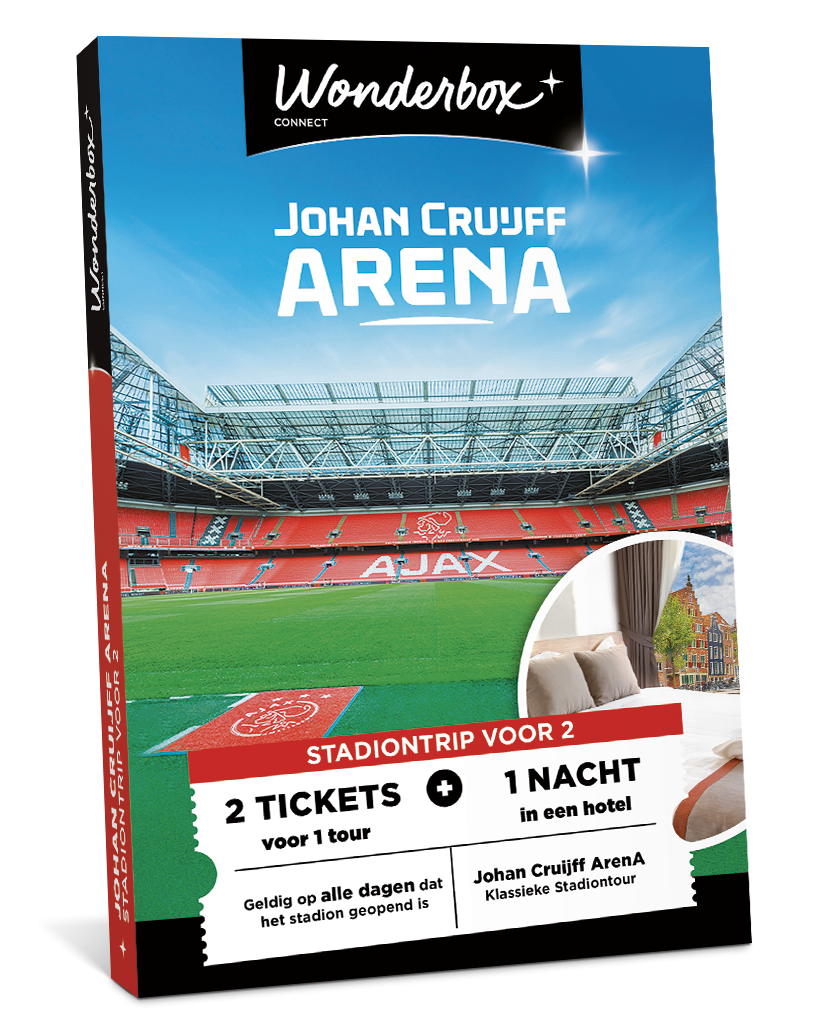 Geschenkdoos Johan Cruijff ArenA Stadiontrip - Ajax Beleving | Wonderbox Connect