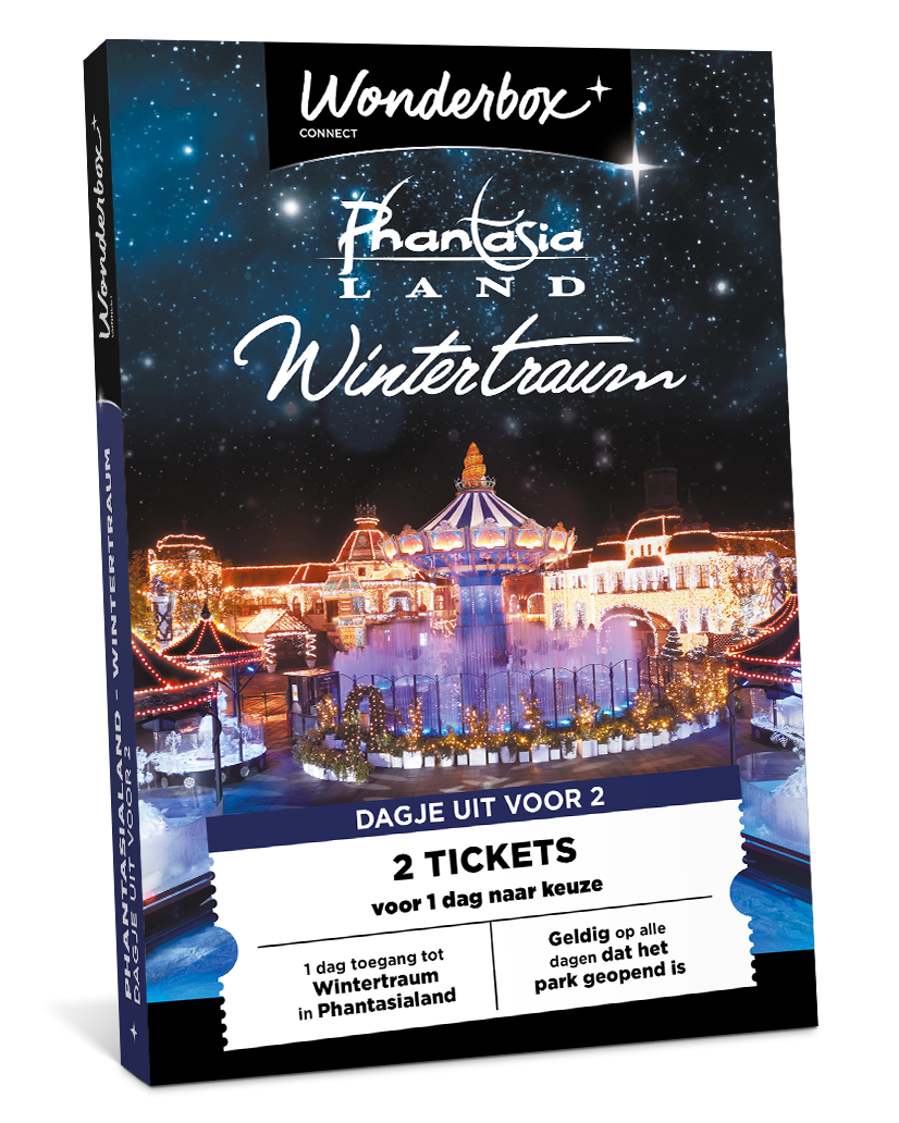 Geschenkdoos Phantasialand Wintertraum Ticket - Magische Winterdag | Wonderbox Connect