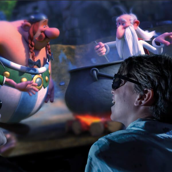 Parc Astérix film 4D.