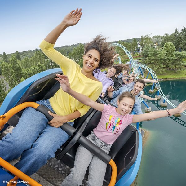 Attraction au Parc Astérix.