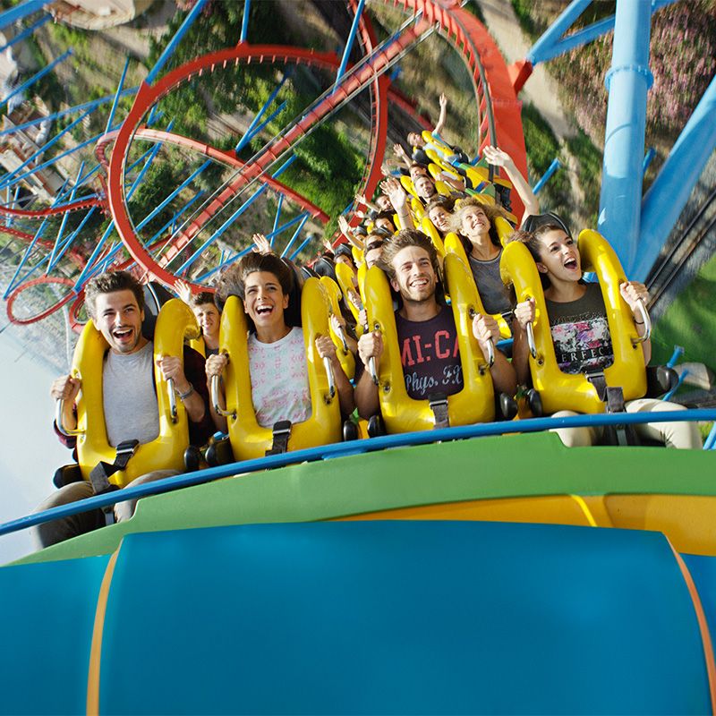 Attraction au PortAventura.