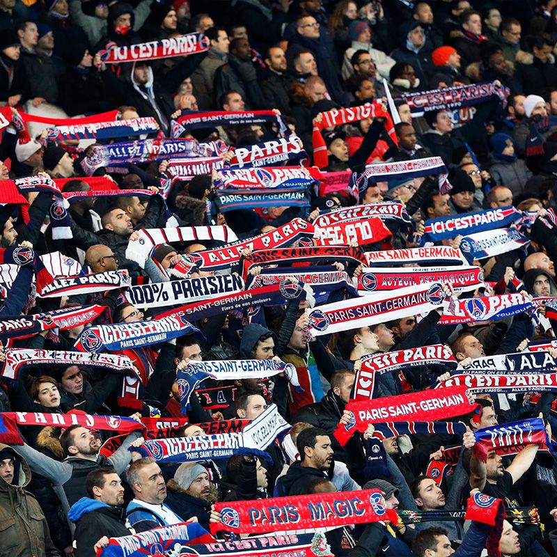 Supporteurs du PSG.