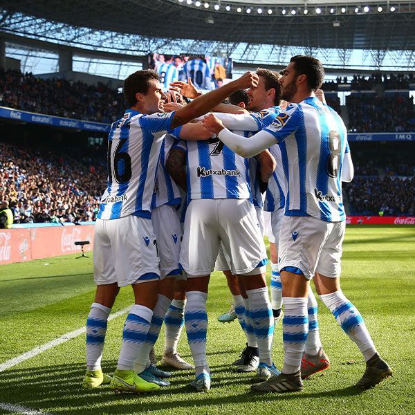 Jugadores de fútbol de la Real Sociedad.