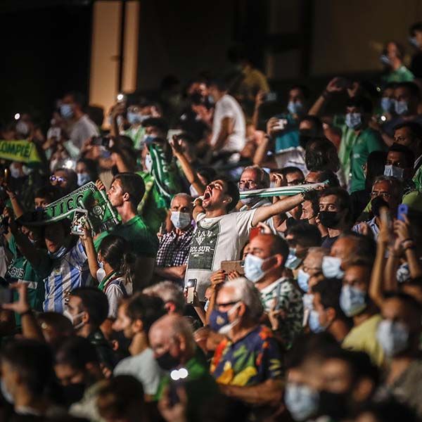 Hinchas del Real Betis.