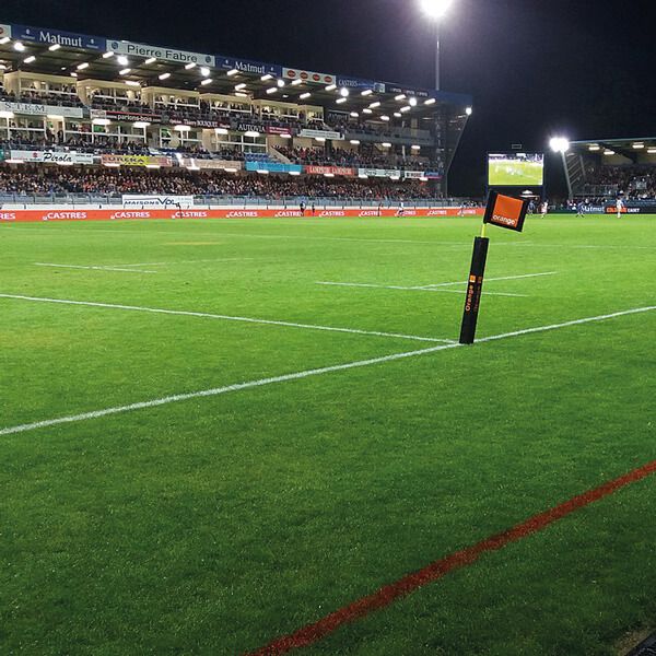 Stade de rugby.