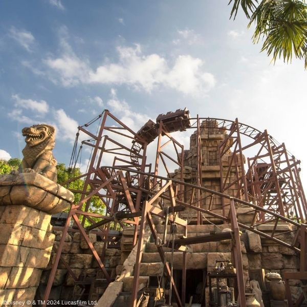 Attraction au Disneyland Paris.