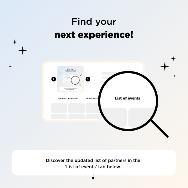 Discover the updated list of partners in the "List of events" tab below.