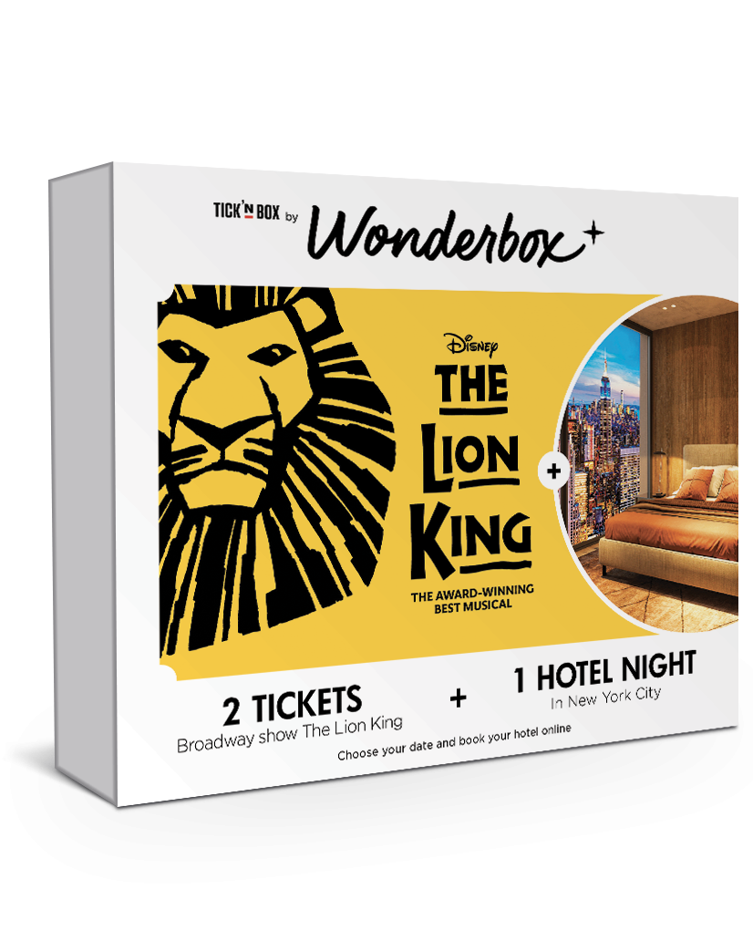 The Lion King Broadway Stay Gift Box | Wonderbox Connect