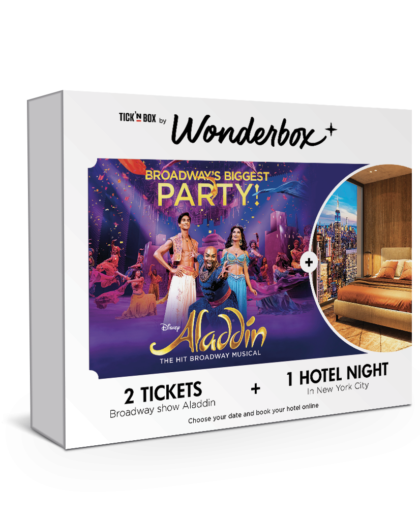 Aladdin Broadway Stay Gift Box | Wonderbox Connect