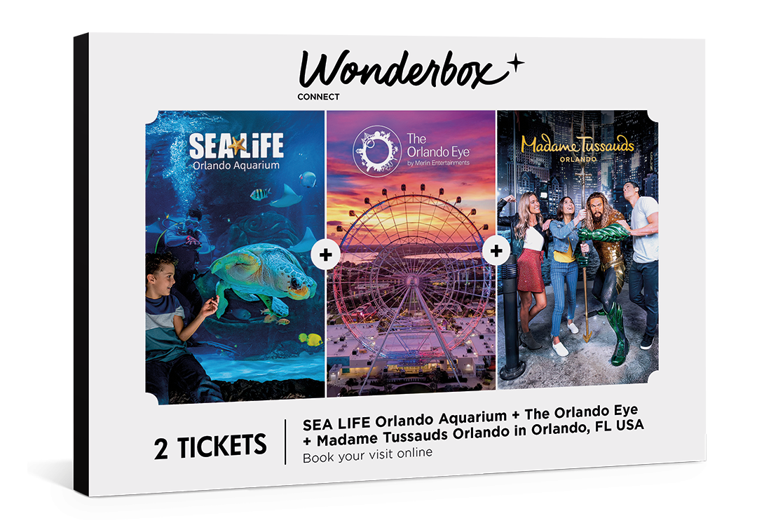 Combo Merlin Orlando SEA Life + Orlando Eye + Madame Tussauds