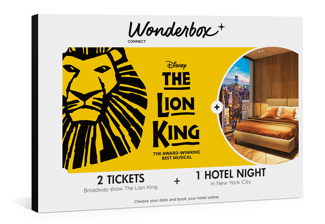 The Lion King Broadway Stay Gift Box | Wonderbox Connect