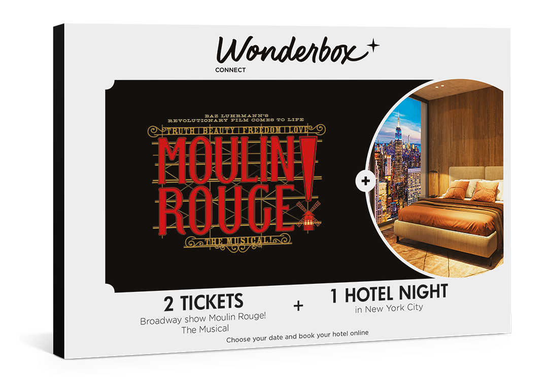 Moulin Rouge Broadway Stay Gift Box| Wonderbox Connect