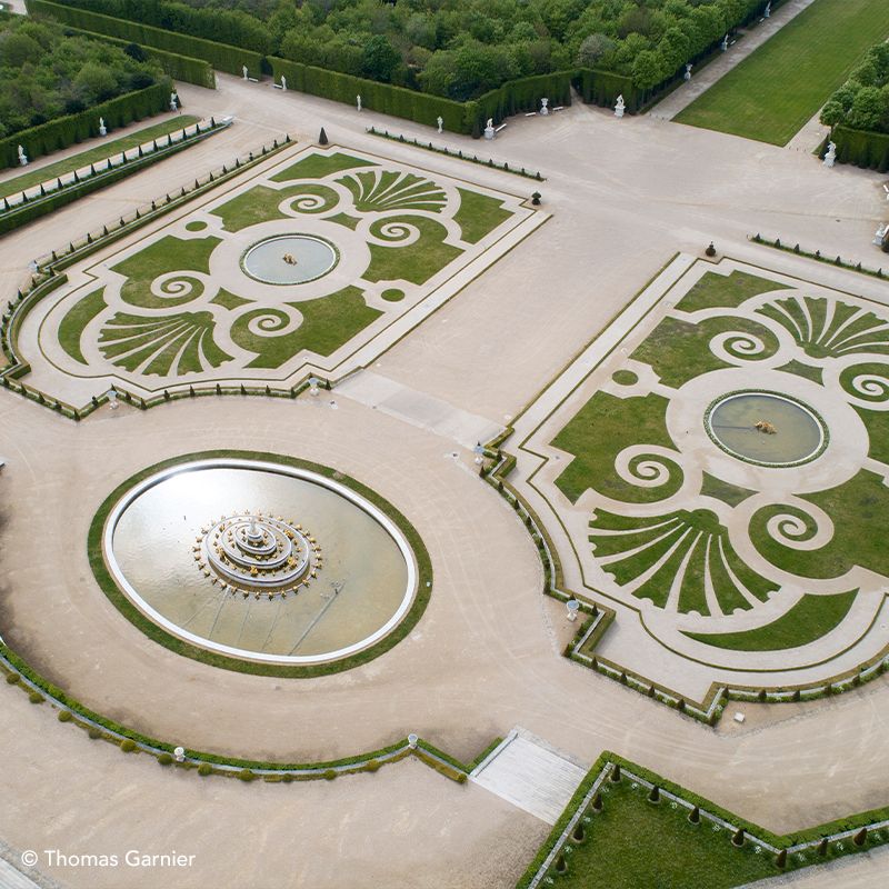 Le jardin du château de Versailles.