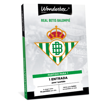 Cofre Regalo Real Betis - 1 Partido Solo | Wonderbox Connect Cofre Regalo Real Betis - 1 Partido Solo | Wonderbox Connect