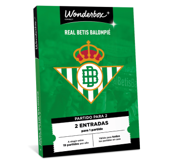 Cofre Regalo Real Betis - 1 Partido en Duo | Wonderbox Connect
