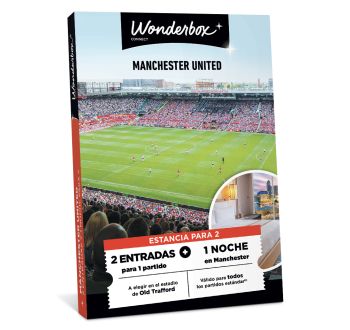 Cofre Regalo Manchester United - 1 Partido y Estancia en Duo | Wonderbox Connect