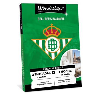 Cofre Regalo Real Betis - Partido y Estancia en Duo | Wonderbox Connect Cofre Regalo Real Betis - Partido y Estancia en Duo | Wonderbox Connect
