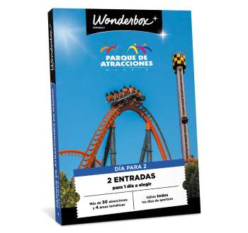 Cofre Regalo Parque de Atracciones de Madrid - 1 Día en Duo | Wonderbox Connect Cofre Regalo Parque de Atracciones de Madrid - 1 Día en Duo | Wonderbox Connect