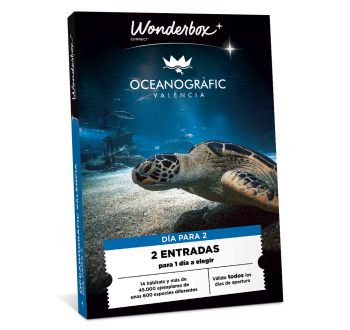 Cofre Regalo Oceanogràfic Valencia - 1 Día en Duo | Wonderbox Connect Cofre Regalo Oceanogràfic Valencia - 1 Día en Duo | Wonderbox Connect